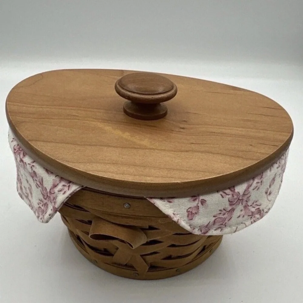 Longaberger 2007 Horizon‎ of Hope Basket Wood Lid Liner Protector Vintage 21-06